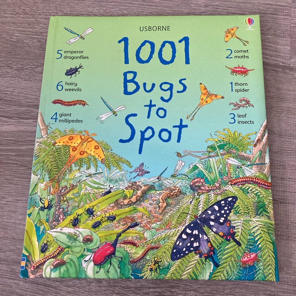 Usborne 1001 bugs to spot book hard cover